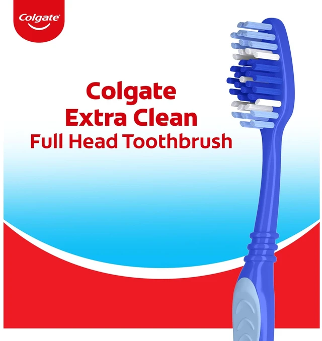 Alt view image 5 of 5 - Colgate Extra Clean Medium Toothbrush, 6 Pack