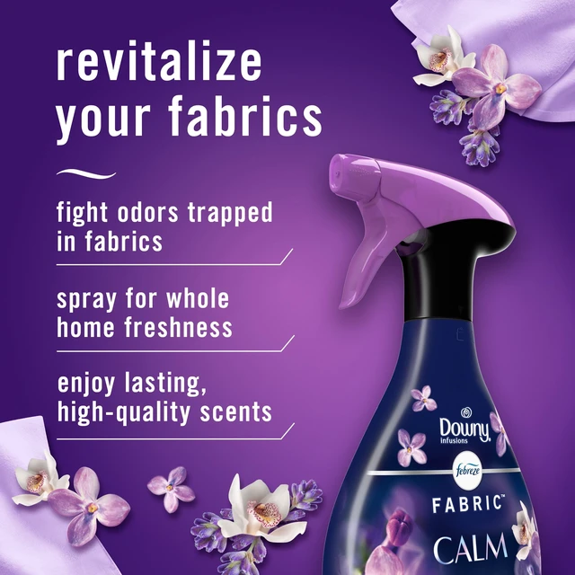 Alt view image 3 of 6 - Febreze Downy Calm Fabric Spray Air Freshener, Odor-Fighting Fabric Refresher, 27 fl oz