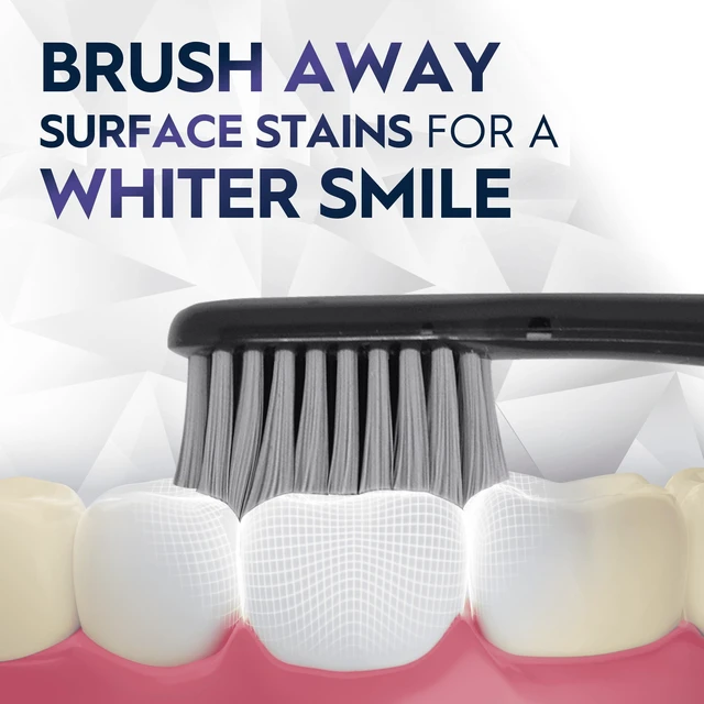 Alt view image 5 of 5 - Oral-B Pro Whitening Brilliance Toothbrush, Extra Soft, Black and Coral, 2 Count