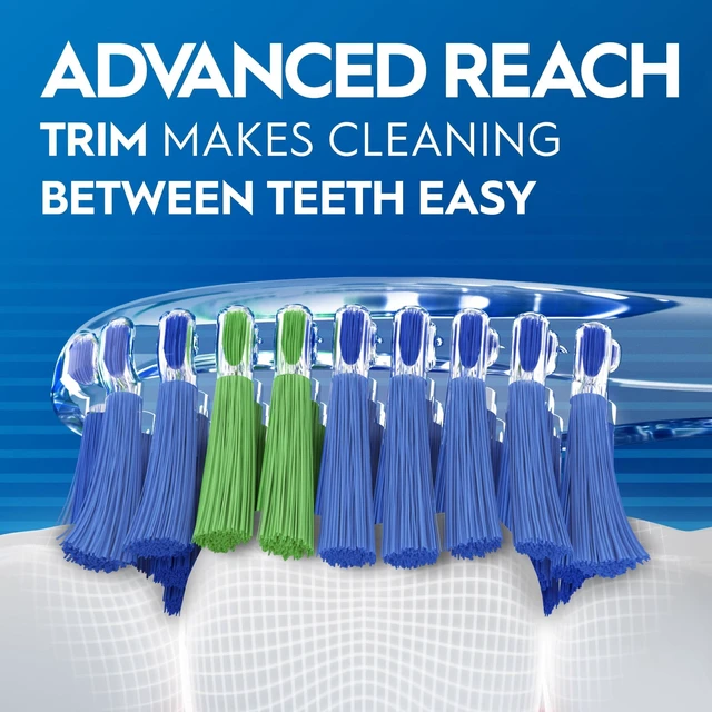 Alt view image 5 of 5 - Oral-B Advanced Clean Toothbrush, Color-Changing Bristles, Soft, 6 Count