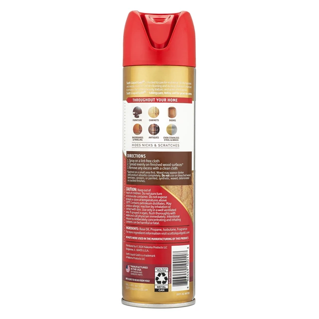 Alt view image 2 of 5 - Scotts Liquid Gold Wood Cleaner, Polish and Protector, 11.5oz