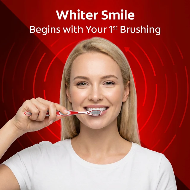 Alt view image 4 of 6 - Colgate 360 Advanced Whitening Medium Manual Toothbrush, 6 Count