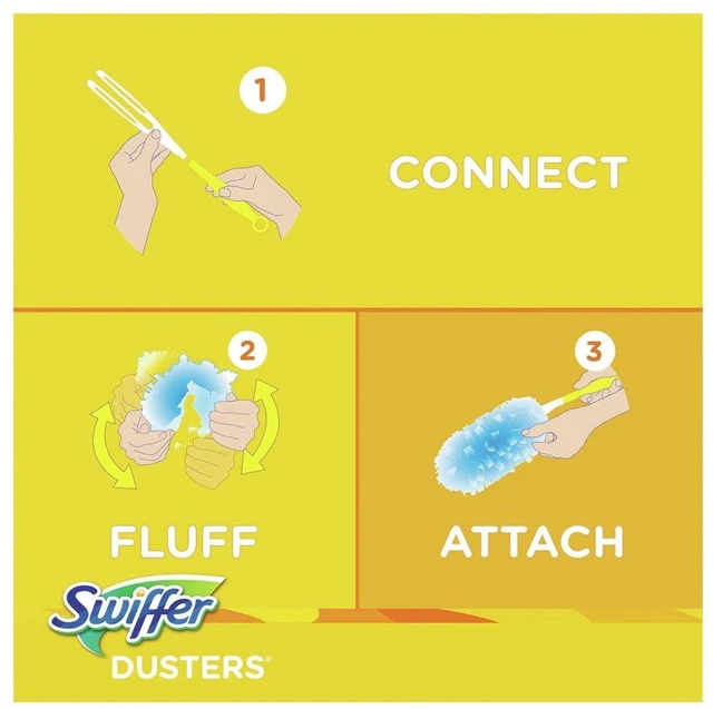 Alt view image 3 of 6 - Swiffer Dusters Multi-Surface Refills, Unscented, 10 Count