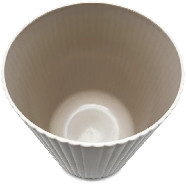 Alt view image 4 of 6 - 64Gallon Mainstays Beige Plastic Ribbed Wastebasket