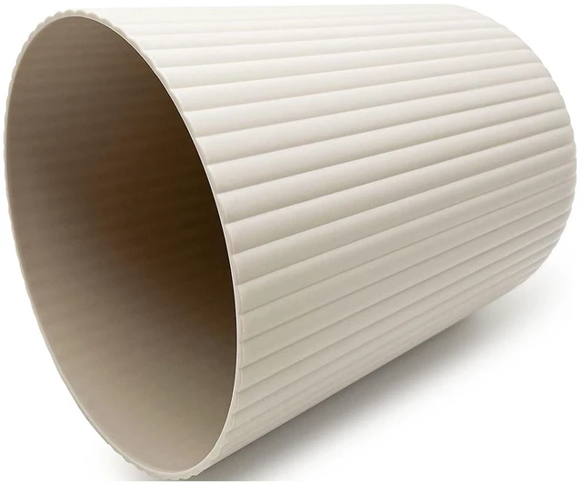 Alt view image 6 of 6 - 64Gallon Mainstays Beige Plastic Ribbed Wastebasket