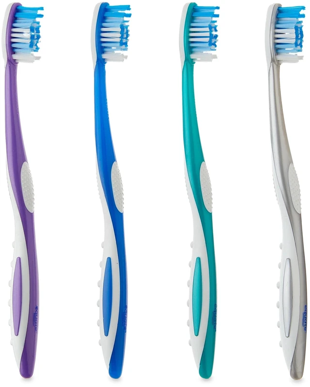 Alt view image 4 of 5 - Equate Rotation Adult Toothbrush, Multi Level Bristle, Soft, 4 Count
