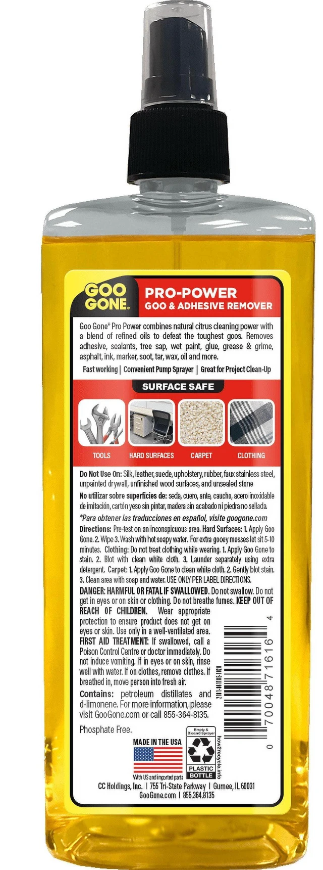 Alt view image 2 of 6 - Goo Gone Pro-Power Pump Spray