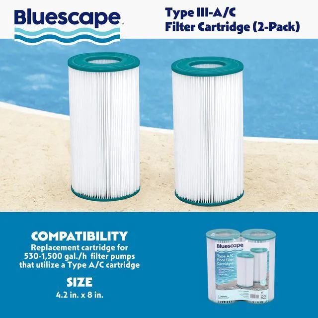 Alt view image 3 of 5 - Bluescape Pool Filter Cartridge 2-Pack