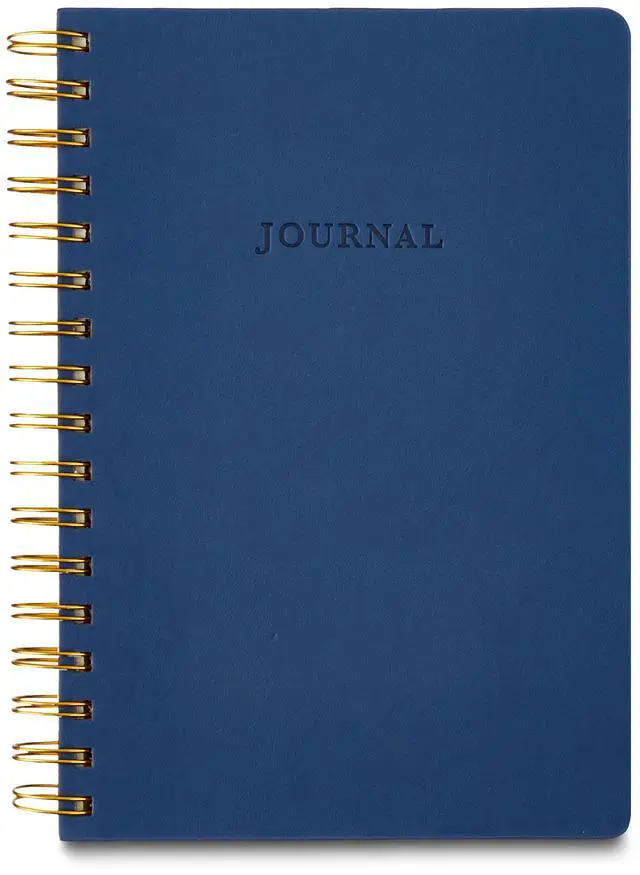 Main image of Pen+Gear Navy PU Hardcover Spiral Journal, 240 Ruled Pages, 6.5in x 8.7in