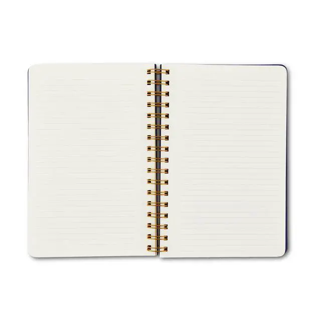 Alt view image 3 of 5 - Pen+Gear Navy PU Hardcover Spiral Journal, 240 Ruled Pages, 6.5in x 8.7in
