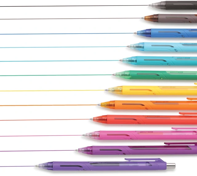 Alt view image 5 of 6 - Pen+Gear Retractable Gel Pens, Medium Point 0.7mm, Assorted Ink, 12 Count