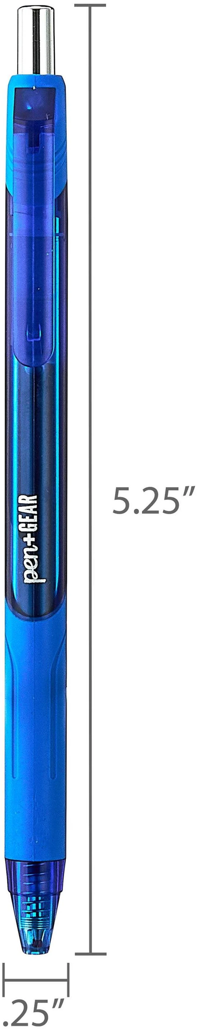 Alt view image 3 of 6 - Pen+Gear Retractable Gel Pens, Medium Point 0.7mm, Assorted Ink, 12 Count