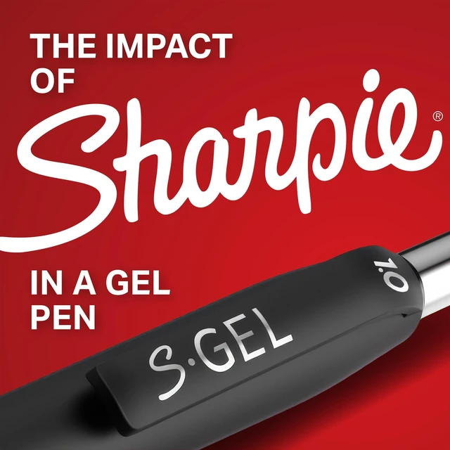 Alt view image 5 of 6 - Sharpie S-Gel Pens, 0.7mm, Assorted Gel Ink, 4-Pack