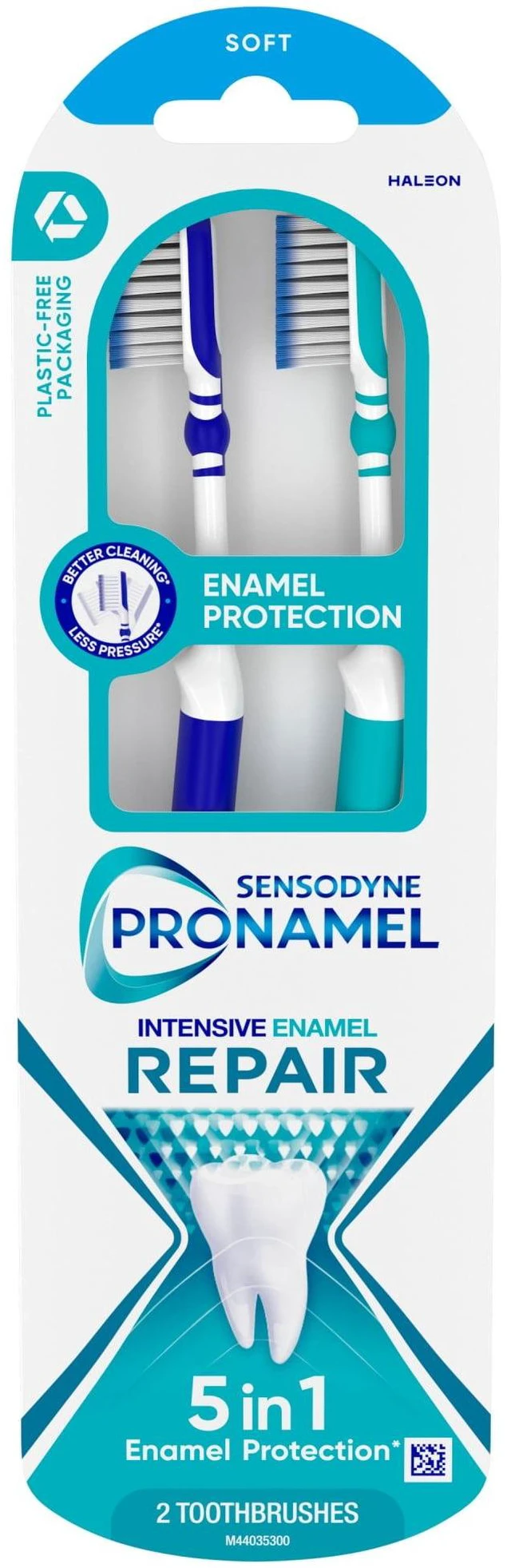 Main image of Sensodyne Pronamel Intensive Enamel Repair Soft Toothbrush, 2 Pack, for Adults