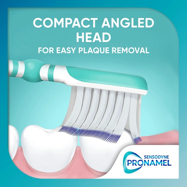 Alt view image 5 of 5 - Sensodyne Pronamel Intensive Enamel Repair Soft Toothbrush, 2 Pack, for Adults