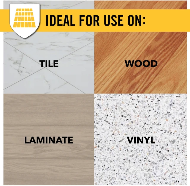 Alt view image 6 of 7 - Super Sliders 1" Beige Square Felt Furniture Pads for Surface Protection - 16 Pack