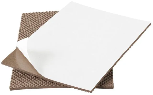 Alt view image 6 of 6 - Scotch Furniture Pads, Brown, 4in x 6in, 2 Rectangle Grippers, No Slip Floor Protection