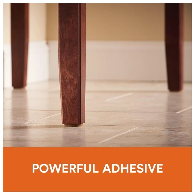 Alt view image 3 of 6 - Scotch Furniture Pads, Brown, 4in x 6in, 2 Rectangle Grippers, No Slip Floor Protection