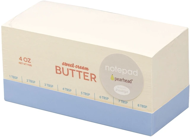 Alt view image 6 of 6 - Pearhead Butter Stick Notepad, 5.38" x 2.75", Yellow, 650 Sheets