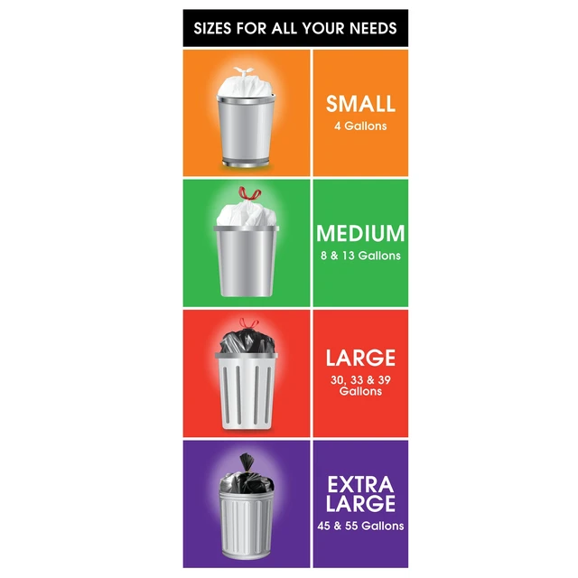 Alt view image 5 of 6 - Great Value Strong Flex Tall Kitchen Trash Bags, 13gal, Citrus Burst, 40 Count
