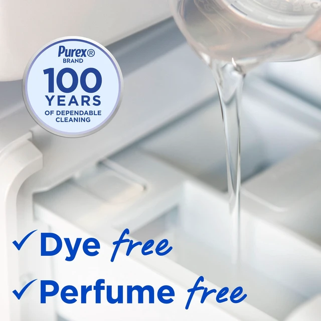 Alt view image 4 of 5 - Purex Free & Clear Liquid Detergent, Sensitive Skin, 150Fl Oz, 115Loads
