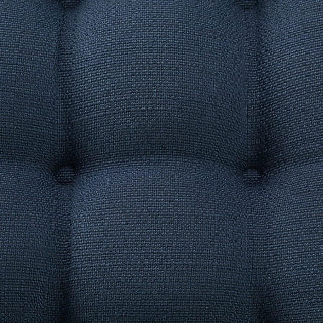 Alt view image 2 of 4 - Mainstays Textured Chair Seat Pad Cushion, Navy, 1-Piece, 15.5in x 16in