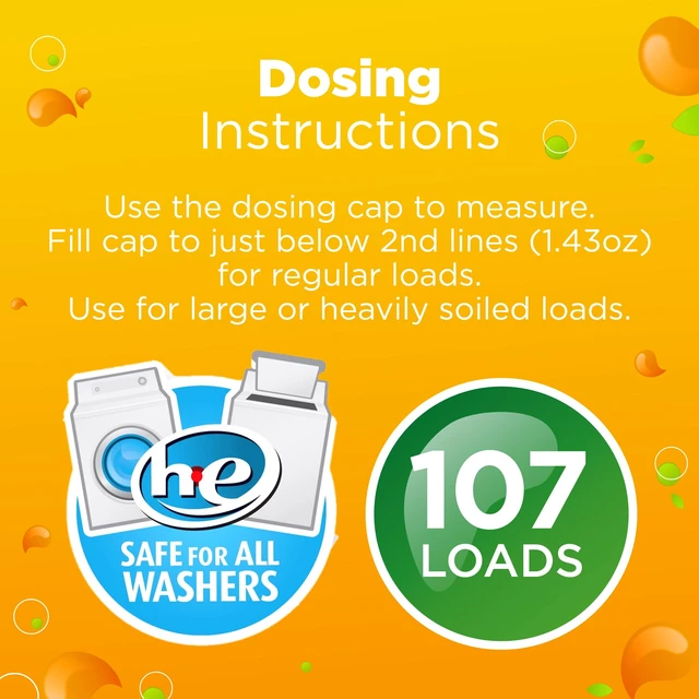 Alt view image 3 of 6 - Great Value Ultimate Fresh Laundry Detergent, Original Clean, 154 fl oz, 107 Loads