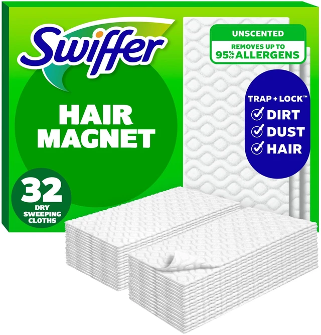 Main image of Swiffer Sweep + Mop Dry Pads Refill, Unscented, 32 Count