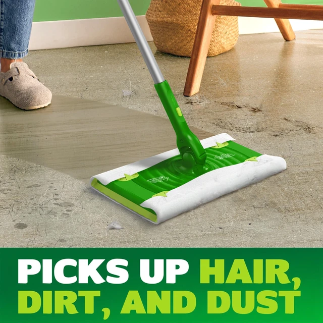 Alt view image 2 of 6 - Swiffer Sweep + Mop Dry Pads Refill, Unscented, 32 Count