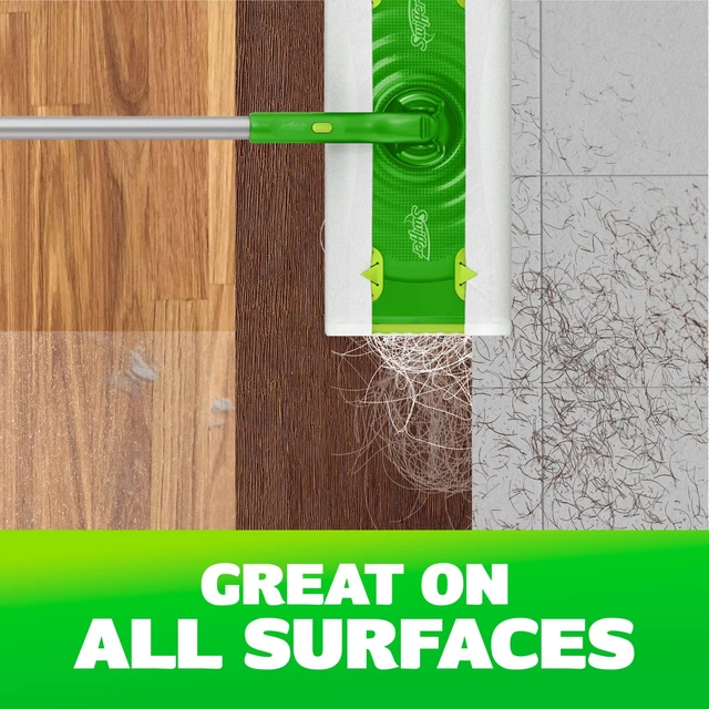 Alt view image 4 of 6 - Swiffer Sweep + Mop Dry Pads Refill, Unscented, 32 Count