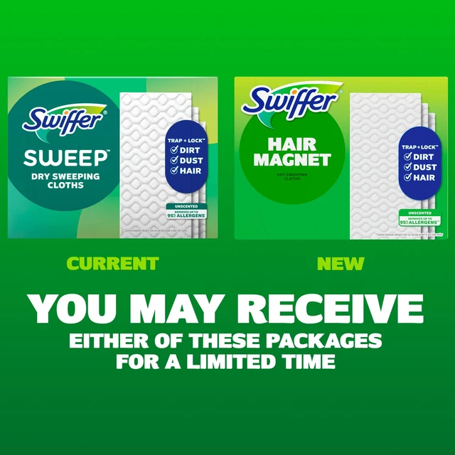 Alt view image 6 of 6 - Swiffer Sweep + Mop Dry Pads Refill, Unscented, 32 Count