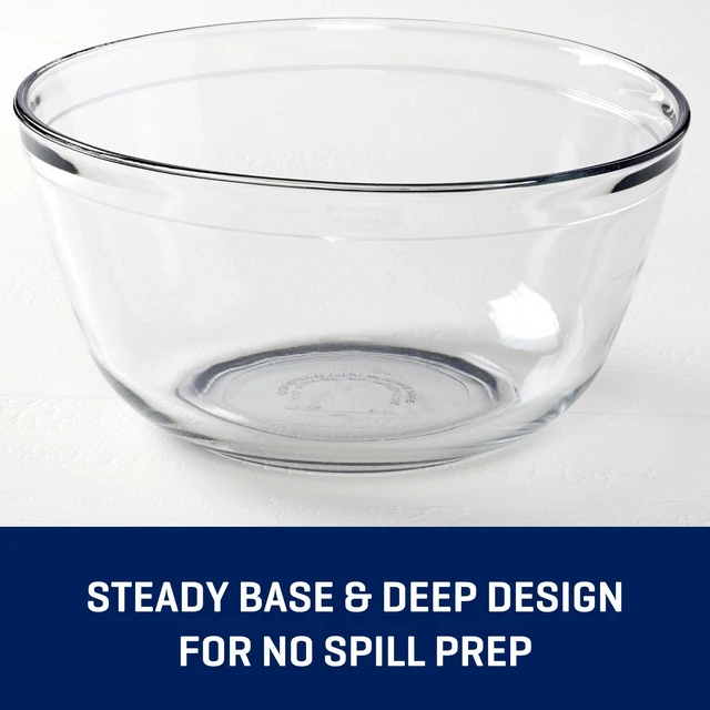 Alt view image 4 of 6 - Mainstays 4qt Glass Mixing Bowl