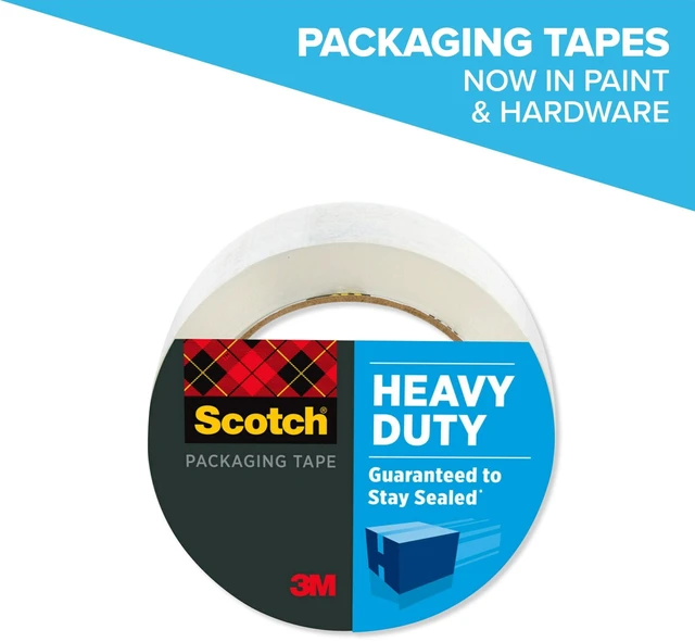 Main image of Scotch Heavy Duty Packaging Tape, 1.88" x 54.6 yd, Clear, 1 Roll