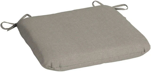 Main image of Mainstays Tan Rectangle Outdoor Seat Pad 15.5in x 17in x 2.5in 1 Pack