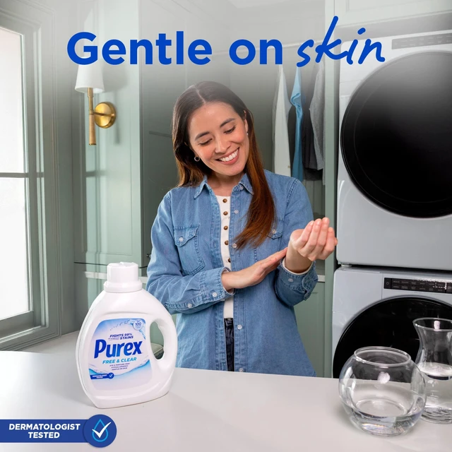 Alt view image 5 of 5 - Purex Free & Clear Liquid Detergent for Sensitive Skin, 66 fl oz, 58 Loads