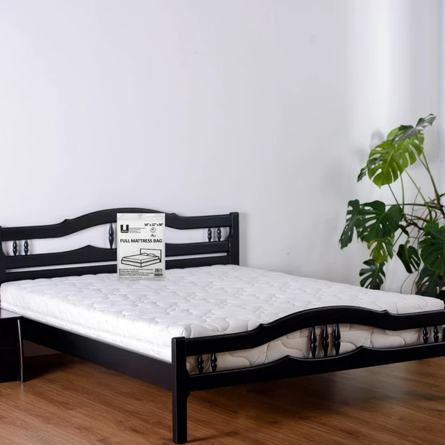 Alt view image 5 of 5 - UBMOVE Full-Size Plastic Mattress Cover 54"x12"x90" Pack of 1