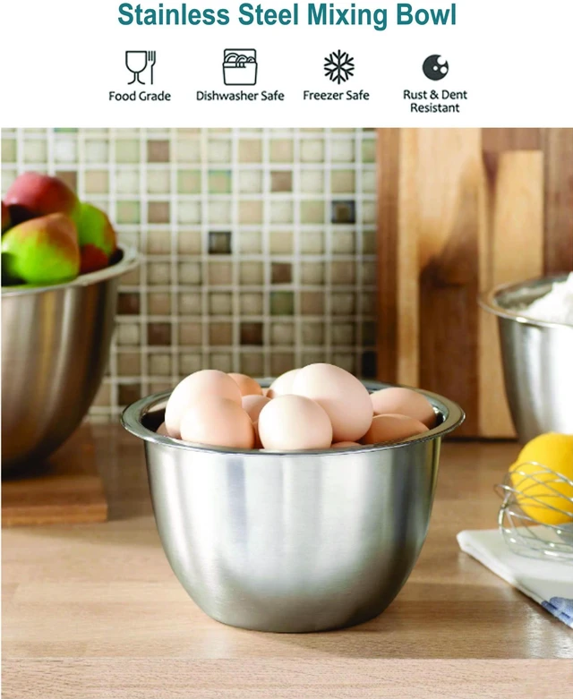 Alt view image 6 of 6 - Mainstays 3-Quart Stainless Steel Mixing Bowl