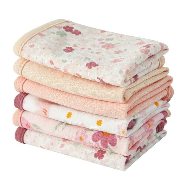 Alt view image 6 of 6 - Parent's Choice Floral Washcloths 9in x 9in 6 Pack