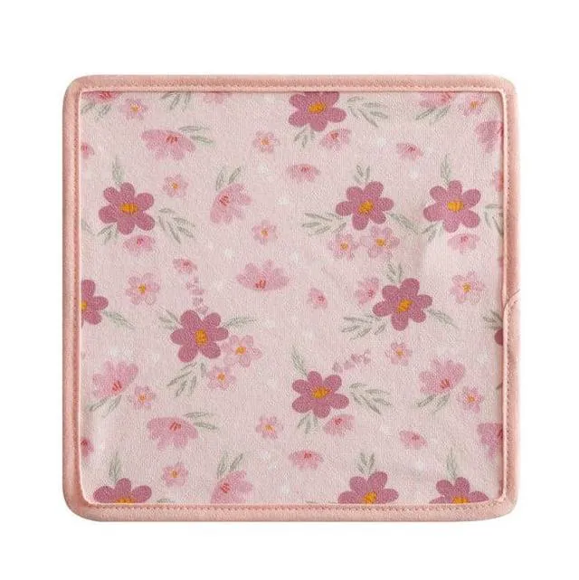 Alt view image 3 of 6 - Parent's Choice Floral Washcloths 9in x 9in 6 Pack