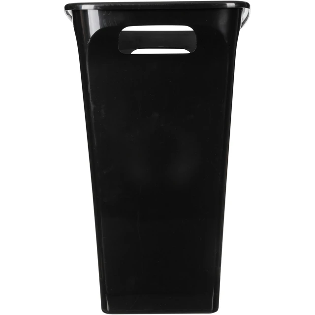 Alt view image 5 of 7 - Hefty Kitchen Trash Can 8.8Gallon Plastic Open Top Garbage Bucket with No Lid, Black