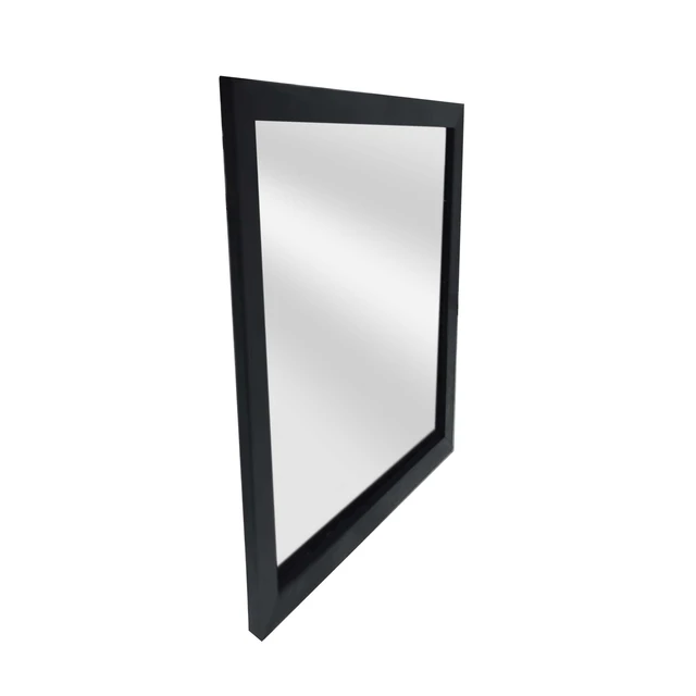 Alt view image 3 of 5 - 16in x 16in Mainstays Black Framed Wall Mirror