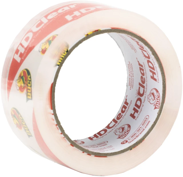 Alt view image 4 of 5 - Duck Brand HD Clear Acrylic Packing Tape, 1.88in x 40yd