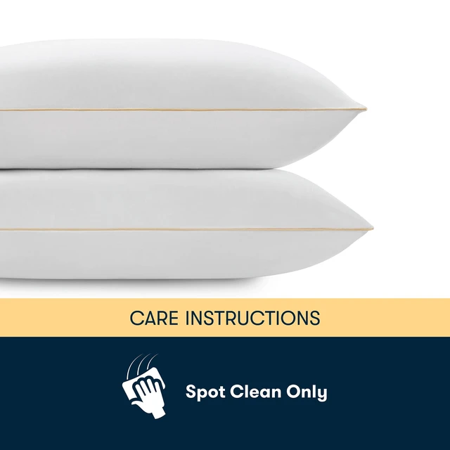 Alt view image 3 of 7 - Sertapedic Bounce Back Standard/Queen Bed Pillow, Hypoallergenic Fill