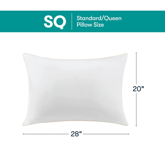 Alt view image 7 of 7 - Sertapedic Bounce Back Standard/Queen Bed Pillow, Hypoallergenic Fill
