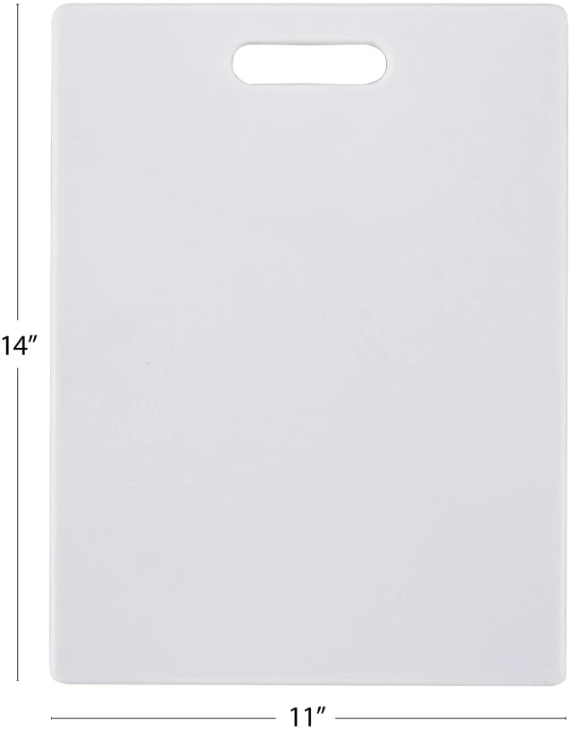 Alt view image 5 of 5 - Farberware 11x14 Inch Polypropylene Cutting Board White