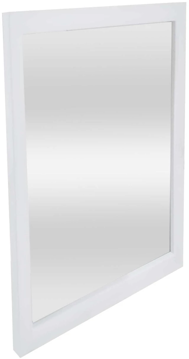 Alt view image 4 of 5 - Mainstays 16in x 16in White Square Wall Mirror for Bathroom and Living Room