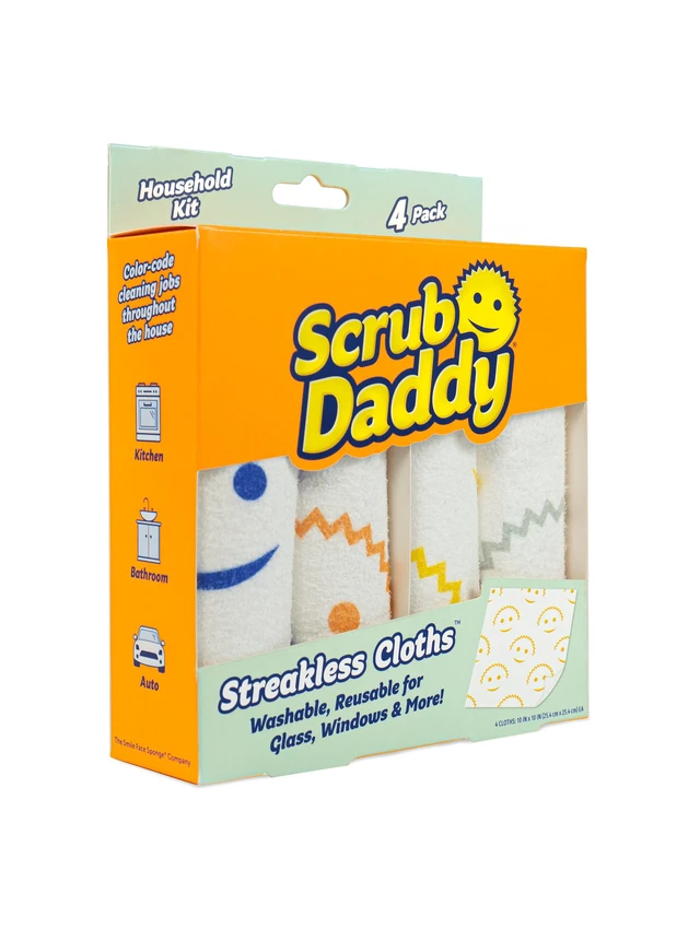 Alt view image 5 of 6 - Scrub Daddy Streakless All Purpose Dust Cloths, 4 Count