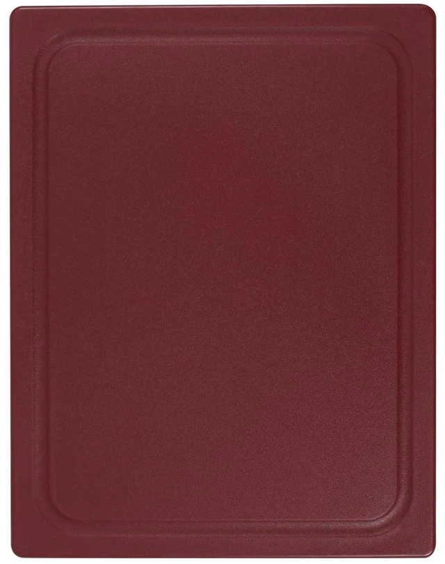 Main image of Dexas 10 x 13 Poly Cutting Board with Juice Well, Merlot