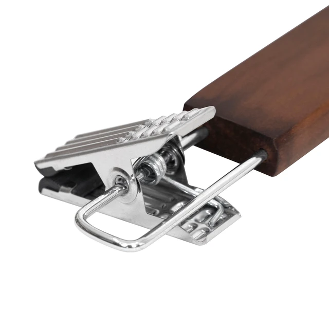 Alt view image 5 of 6 - Better Homes & Gardens Pant & Skirt Hangers, Walnut Wood, 3 Pack
