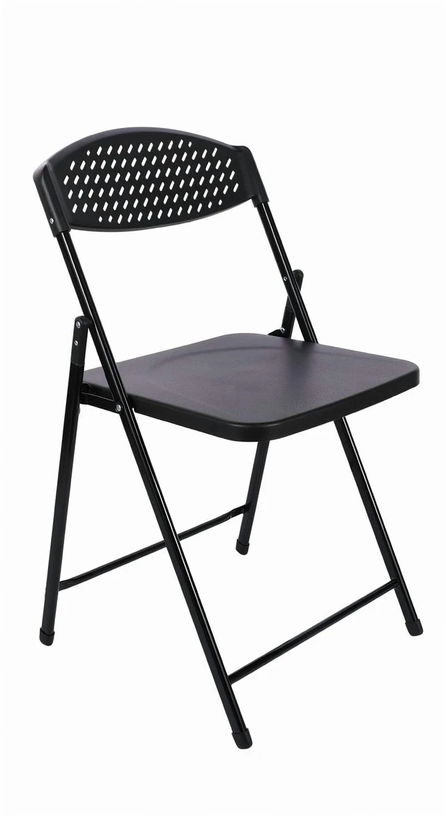 Main image of Mainstays Lightweight Folding Chair, Black